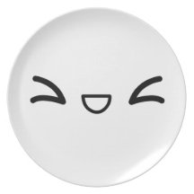 DEN FLINA KAWAII-VÄNNEN PLÄTERAR DINNER PLATE