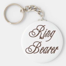 Den flott ringbärare bryner nyckel ring