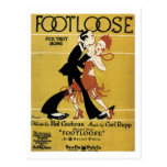 Den Footloose vintagesongbooken täcker Vykort