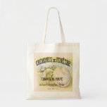 Den franska sjösidaadvertizingen hänger lös tote bag