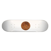 Den Fugio centen varar besvärad din affär förkoppr Skate Deck