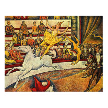 Den Georges Seurats cirkusen (1891) Personliga Tillkännagivande