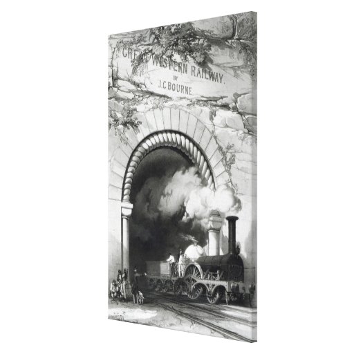 Den Great Western järnvägen, 1846 Canvasdukar Med Gallerikvalitet