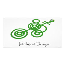 Den gröna skörden cirklar - intelligent design fotokort