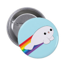 Den gulliga babyen för det Kawaii regnbågeraket fö Nål