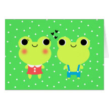 Den gulliga Kawaii tecknadgrodan kopplar ihop vale