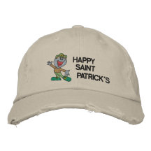 Den gulliga lyckliga st patrick's day broderade ha