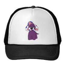 Den gulliga polkaen pricker valphundhatten baseball hat