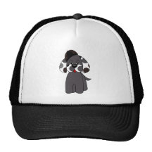 Den gulliga polkaen pricker valphundhatten baseball hat