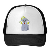 Den gulliga polkaen pricker valphundhatten baseball hat
