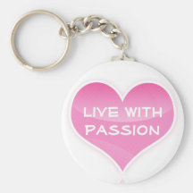 Den gulliga rosa hjärtaranden bor med passion Keyc Nyckel Ringar