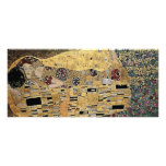 Den Gustav Klimts kyssen (circa 1908) Rackkort Mallar