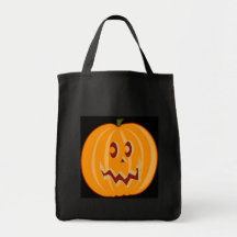 Den Halloween bus eller godis hänger lös Tote Bags