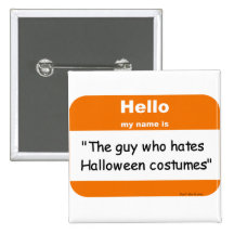 Den Halloween nametagen knäppas Nål