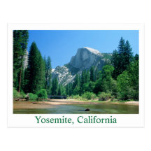 Den halva kupolen 20x30 kopierar, Yosemite, Kalifo Vykort