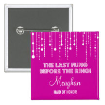 Den hängande titeln för det ljusBachelorette party Pins