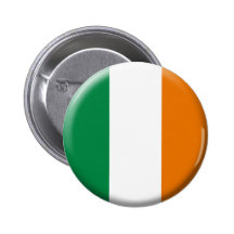 Den Irland flagga knäppas Nål