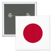 Den Japan flagga knäppas Knappar Med Nål