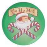 Den Jolly Santa kakan pläterar Dinner Plates