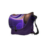 Den kalla abstrakt messenger bag med spiraler & bu