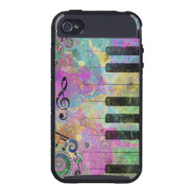 Den kalla akvarellen splatters det färgglada antik iPhone 4 hud