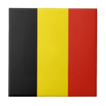 Den keramiska Belgien flagga belägger med tegel Kakelplatta Av Kerami