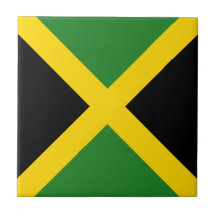 Den keramiska Jamaica flagga belägger med tegel Kakelplatta Av Kerami