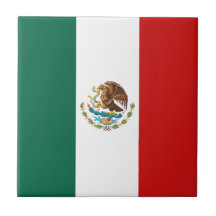 Den keramiska Mexico flagga belägger med tegel Kakelplatta Av Kerami
