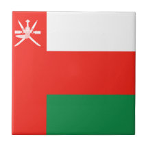 Den keramiska Oman flagga belägger med tegel Kakelplatta Av Kerami