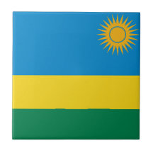 Den keramiska Rwanda flagga belägger med tegel Keramiska Plattor