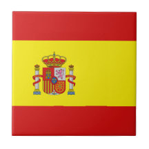 Den keramiska Spanien flagga belägger med tegel Kakel