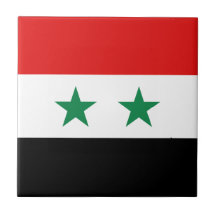 Den keramiska Syrien flagga belägger med tegel Keramiska Plattor
