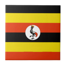 Den keramiska Uganda flagga belägger med tegel Keramiska Plattor