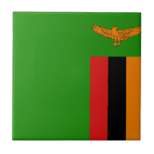 Den keramiska Zambia flagga belägger med tegel Keramiska Plattor