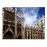 Den klassikerWestminster abbeyen fotograferar Lond Vykort