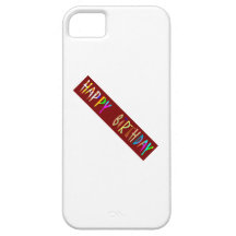 Den konstnärliga GRATTIS PÅ FÖDELSEDAGEN skrivar t iPhone 5 Case-Mate Fodraler