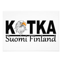Den Kotka Finland inbjudan, skräddarsy