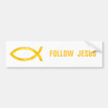 Den kristna fisken - följ Jesus Bildekal
