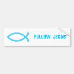 Den kristna fisken - följ Jesus Bildekaler