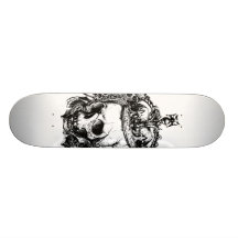 Den kungliga döda brittiska Punk Skateboarddesigne