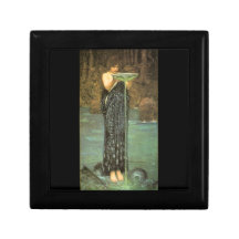 Den Lacquered Circe Invidiosa pren-Raphaelite boxa Presentförpackningar