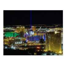Den Las Vegas remsaantennen beskådar vykort för ma