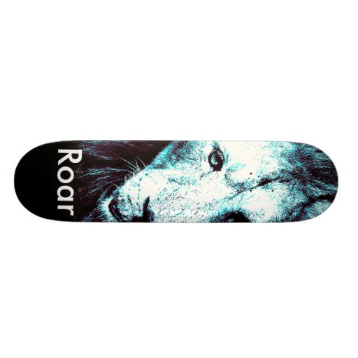 Den LEJONA MÅNEN - vråla Anpassad Skate Board
