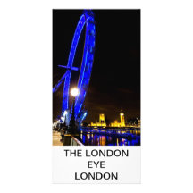 Den London öganatten beskådar Foto Kort
