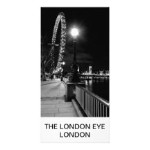 Den London öganatten beskådar Anpassingsbara Fotokort