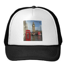 Den London telefonen boxas & stora Ben (St.K) Trucker Kepsar