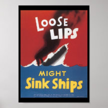Den lösa läppar sjunker fraktvärldskrig 2 posters