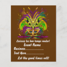Den Mardi Gras drottningen 4,5" x 5,6" beskådar no Flyg Blad