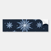 Den midnatta snöflingor skissar bildekaler
