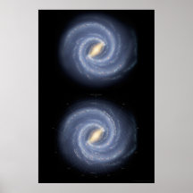 Den Milky långt visualizationen 24x36 (24x36) Affisch